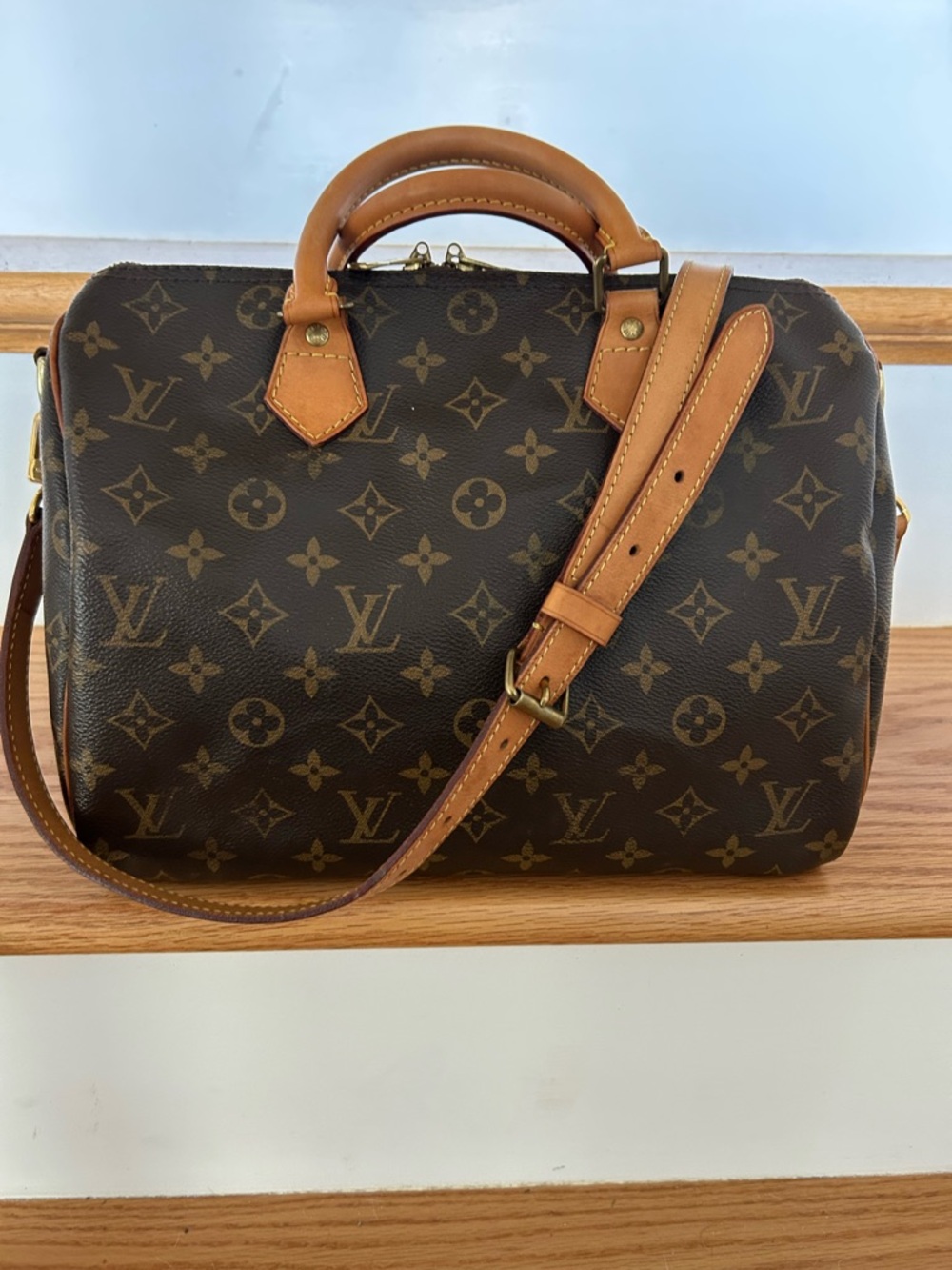 Louis Vuitton Monogram Speedy 30 Bandoulière